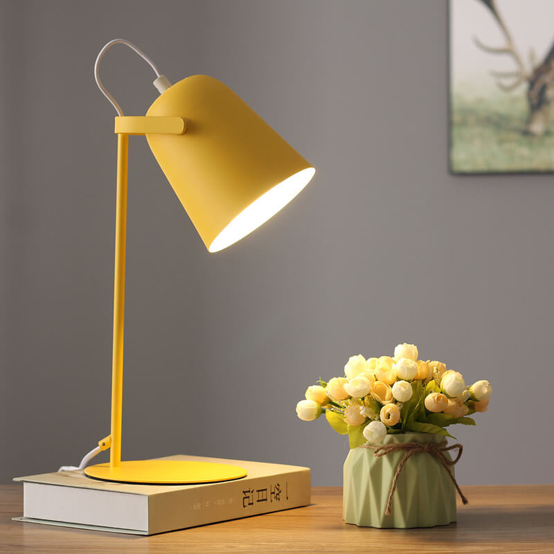 Nordic Macaron Bucket Table Lamp | Scandinavian Desk Light