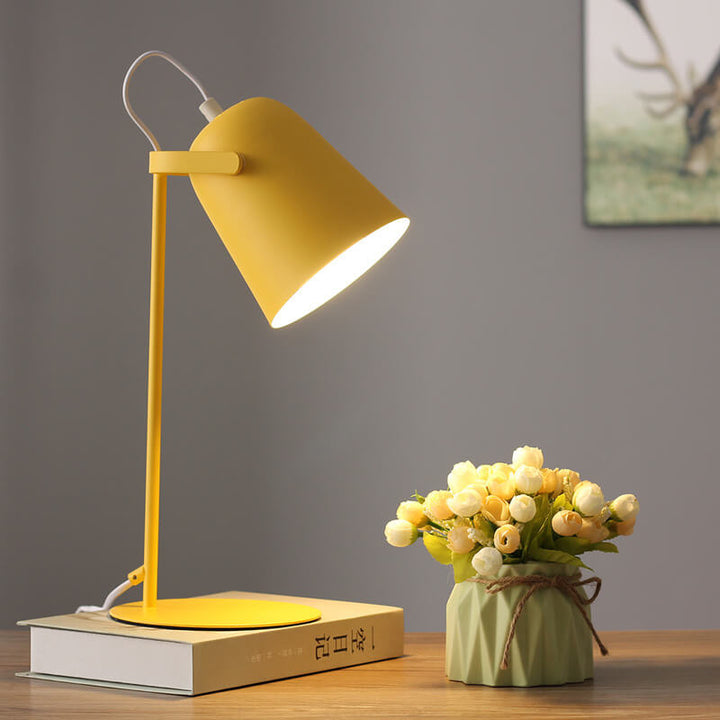 Nordic Macaron Bucket Table Lamp | Scandinavian Desk Light