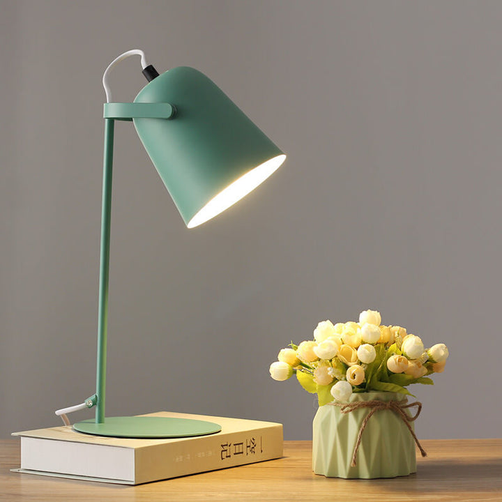 Nordic Macaron Bucket Table Lamp | Scandinavian Desk Light