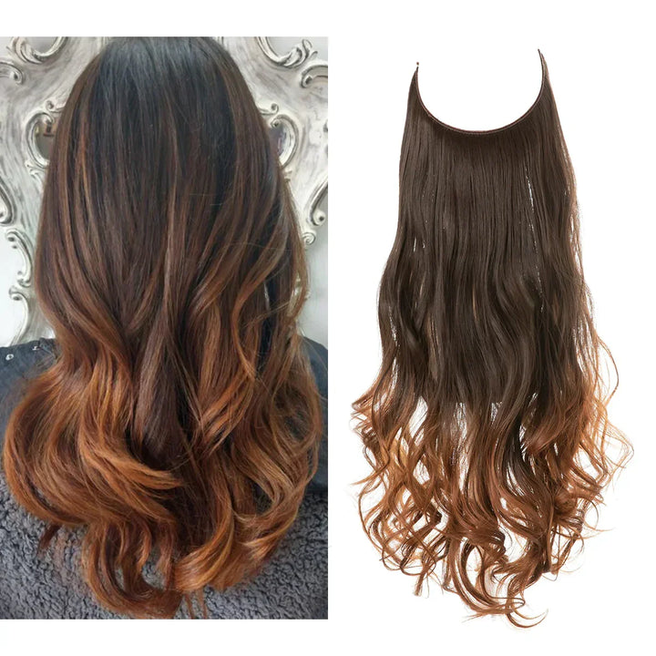 SecretHair | Premium Real Hair Extensions | 100% REMY Quality | Seamless Volume and Length | Natural Shine | Heat-Resistant and Durable