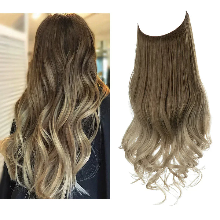 SecretHair | Premium Real Hair Extensions | 100% REMY Quality | Seamless Volume and Length | Natural Shine | Heat-Resistant and Durable