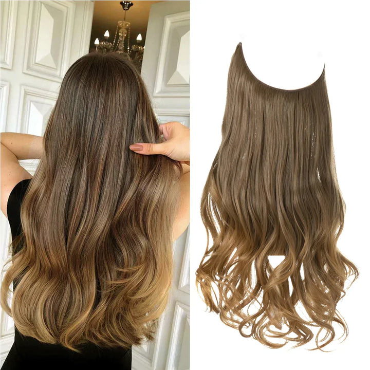 SecretHair | Premium Real Hair Extensions | 100% REMY Quality | Seamless Volume and Length | Natural Shine | Heat-Resistant and Durable