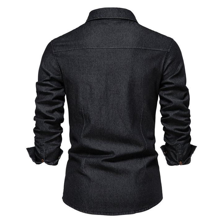 Stretch Cotton Denim Shirt - Logan