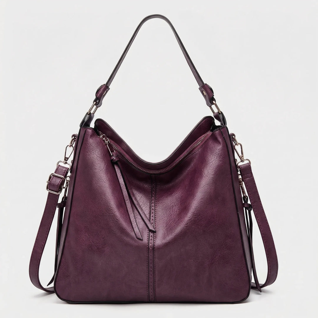 Satcheva - Spacious Hobo Shoulder Tote Bag
