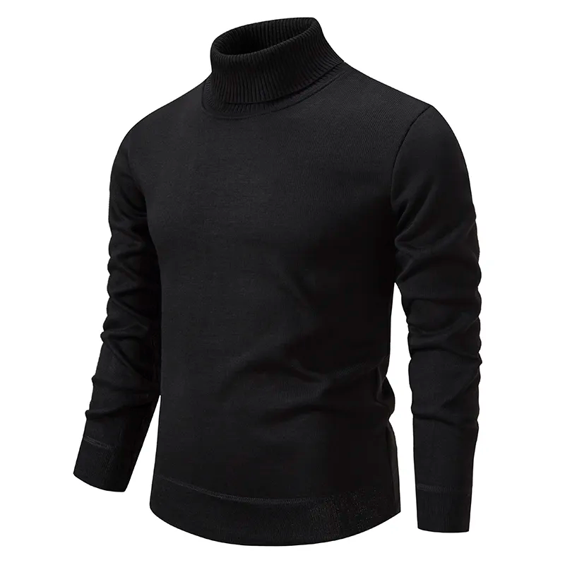 Soft and Comfortable Men's Cotton Roll-Neck Sweater – Jonas