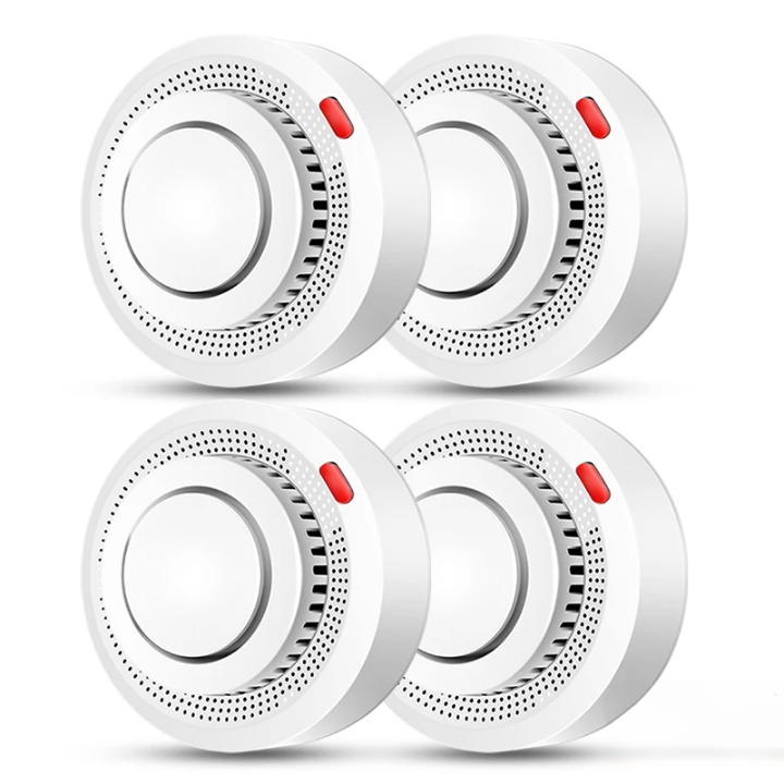 Smart WiFi Smoke Detector Fire Alarm 85 dB – SafeSense