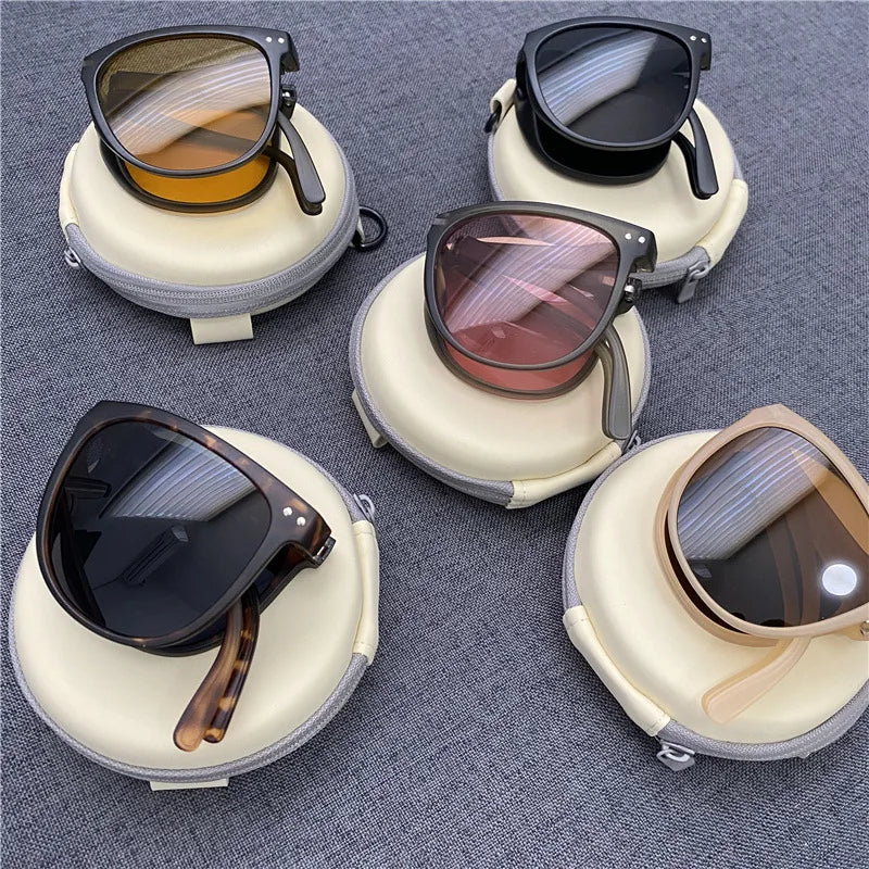 Retro Foldable Designer Sunglasses for Summer 2026
