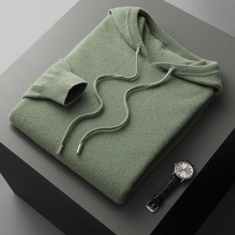 Men's Merino Wool Hoodie – Cassiano Autumn Edition