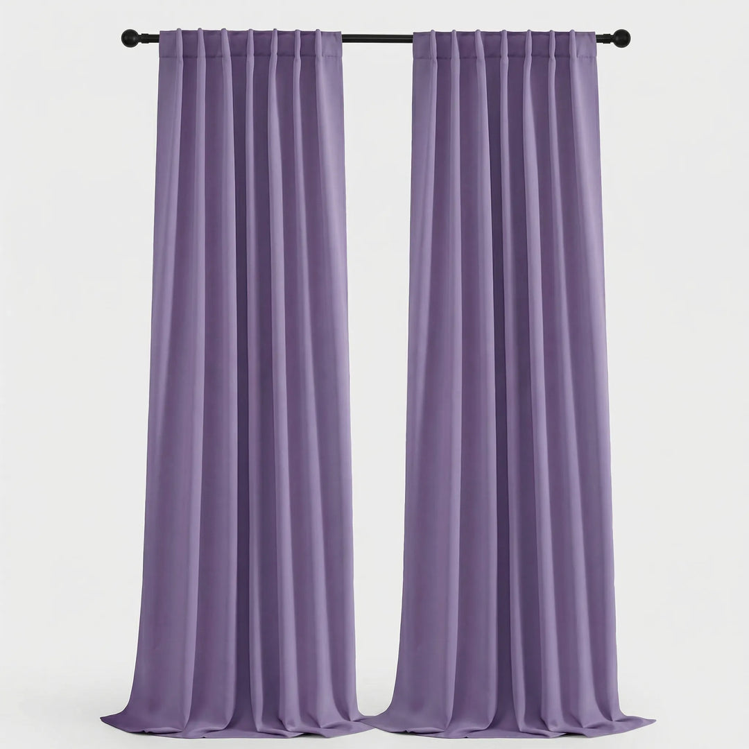 Shadorra - Thermal Blackout Rod Pocket Curtain Panels