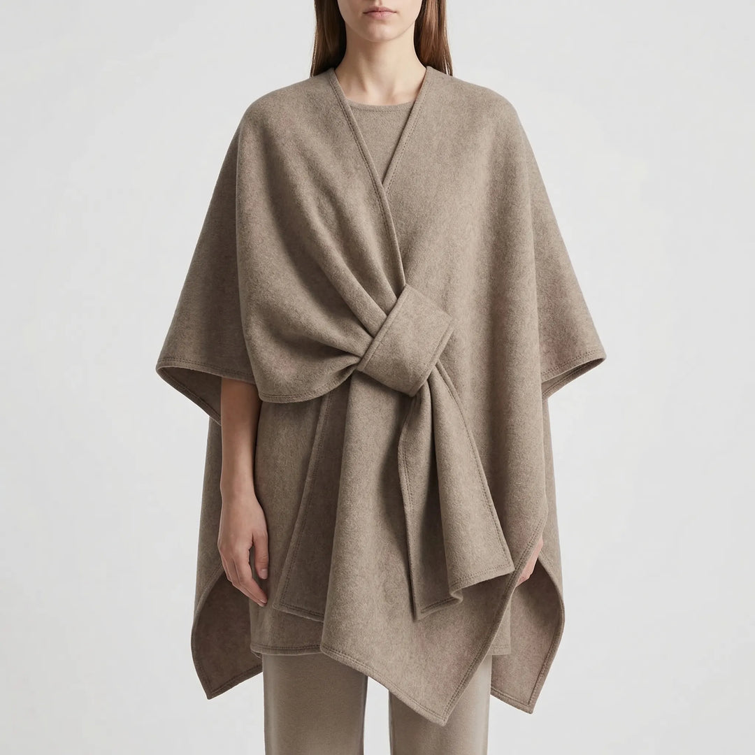 Shawlova - Open-Front Shawl Wrap Coat For Women