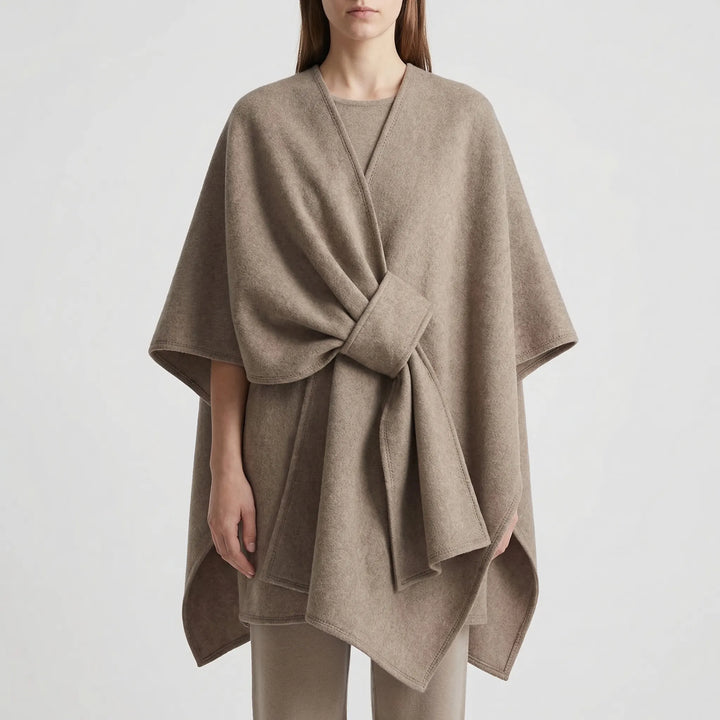 Shawlova - Open-Front Shawl Wrap Coat For Women