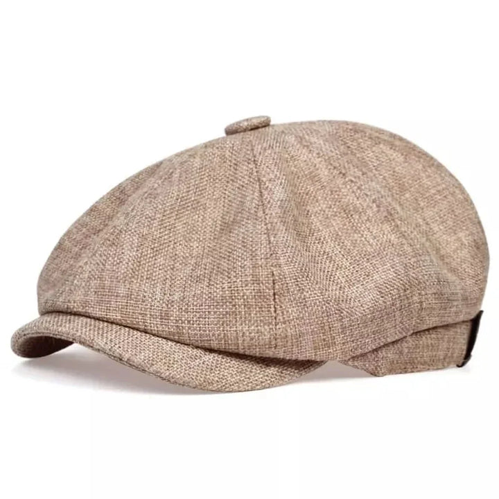 Vintage Flat Cap – Classic Retro Newsboy Cap