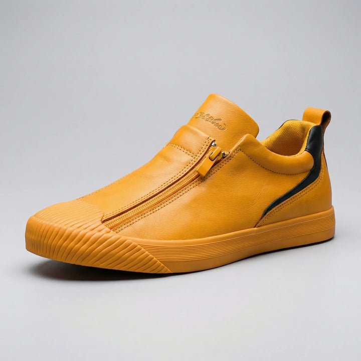 Slyvoro - Low-Profile Zip-Entry Casual Sneaker