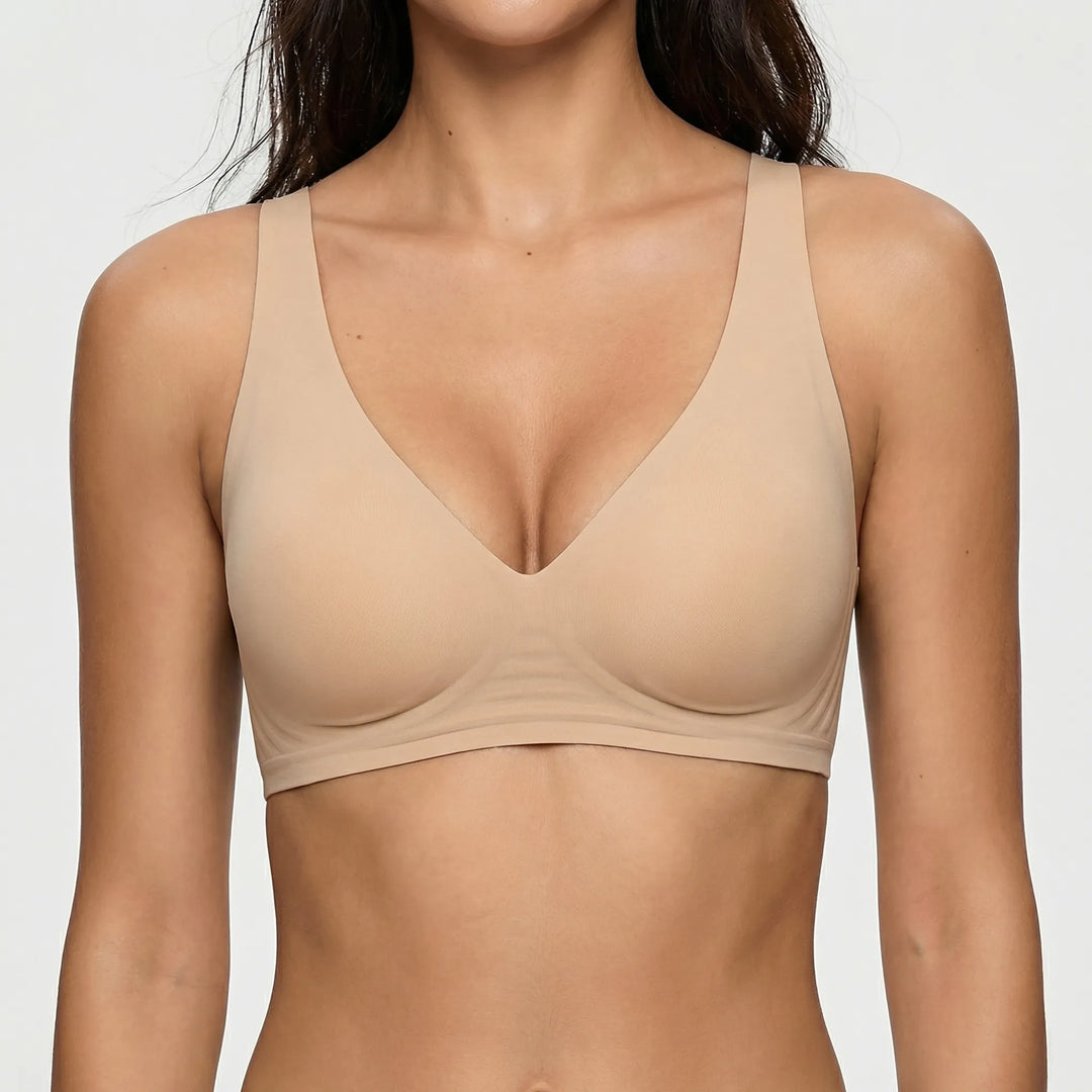 Smoothra - Wireless Seamless Deep V Bralette