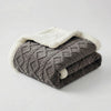 Reversible Double-Sided Sherpa Throw Blanket