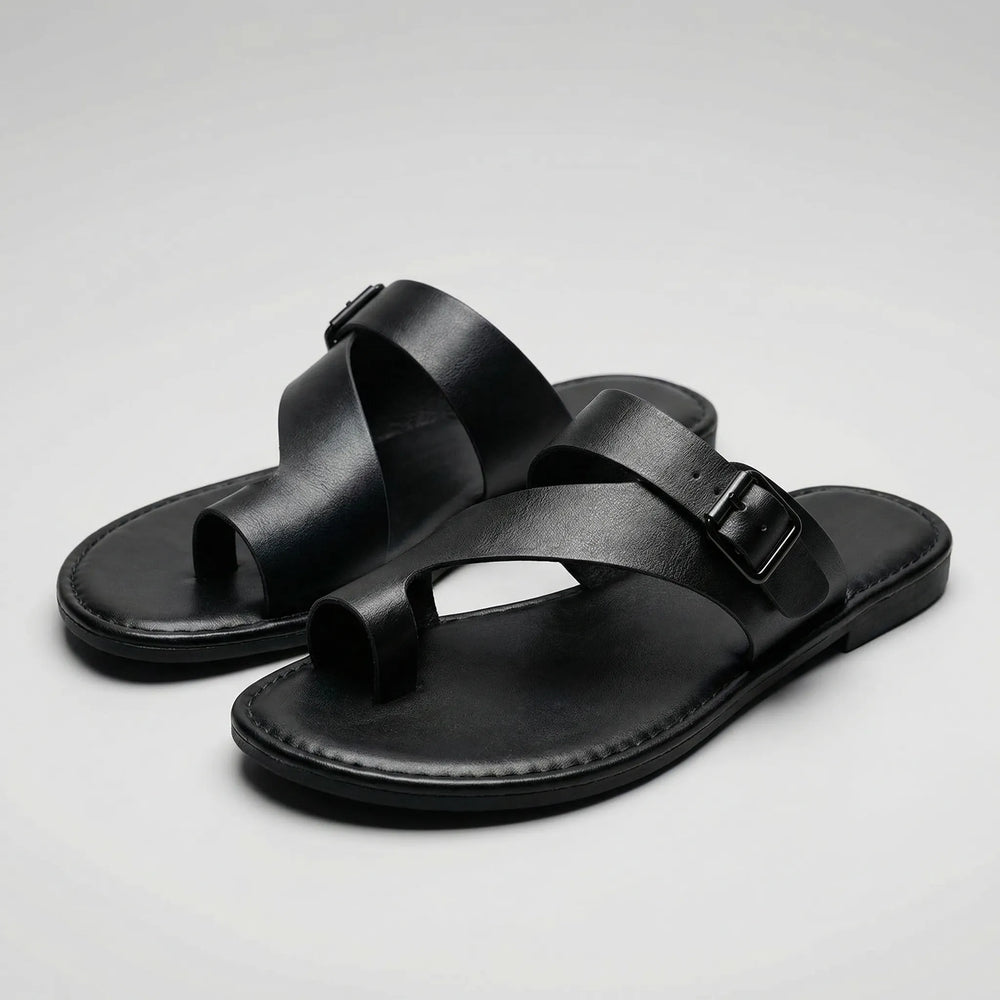 Soletta - Open-Toe Slip-On Sandal With Buckle