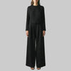 Two-Piece Wide-Leg Trouser Set