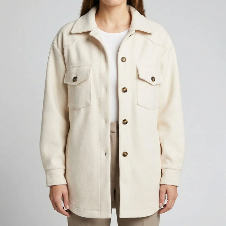 Sprezza - Long-Line Button-Front Women's Jacket