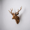 Faux Stag Head Wall Mount Sculpture