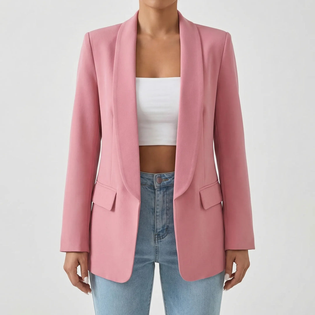 Stellona - Structured Open-Front Women's Blazer