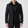 Notched Collar Overcoat for Men