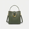 Structured Bucket Shoulder Handbag