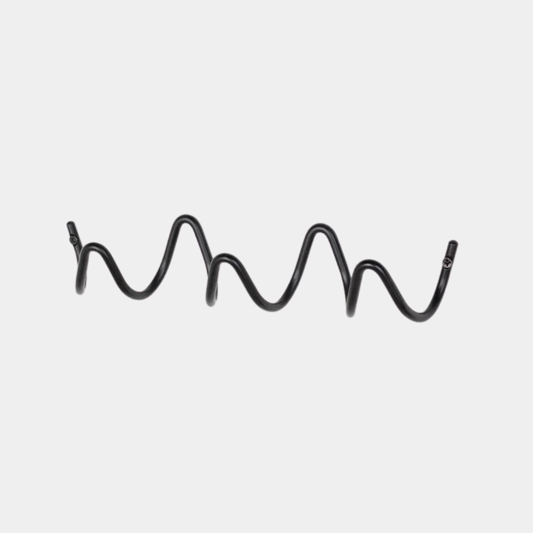 Wrought Iron Wall Coat Rack Wave Design for Hallway, Bedroom and Bathroom