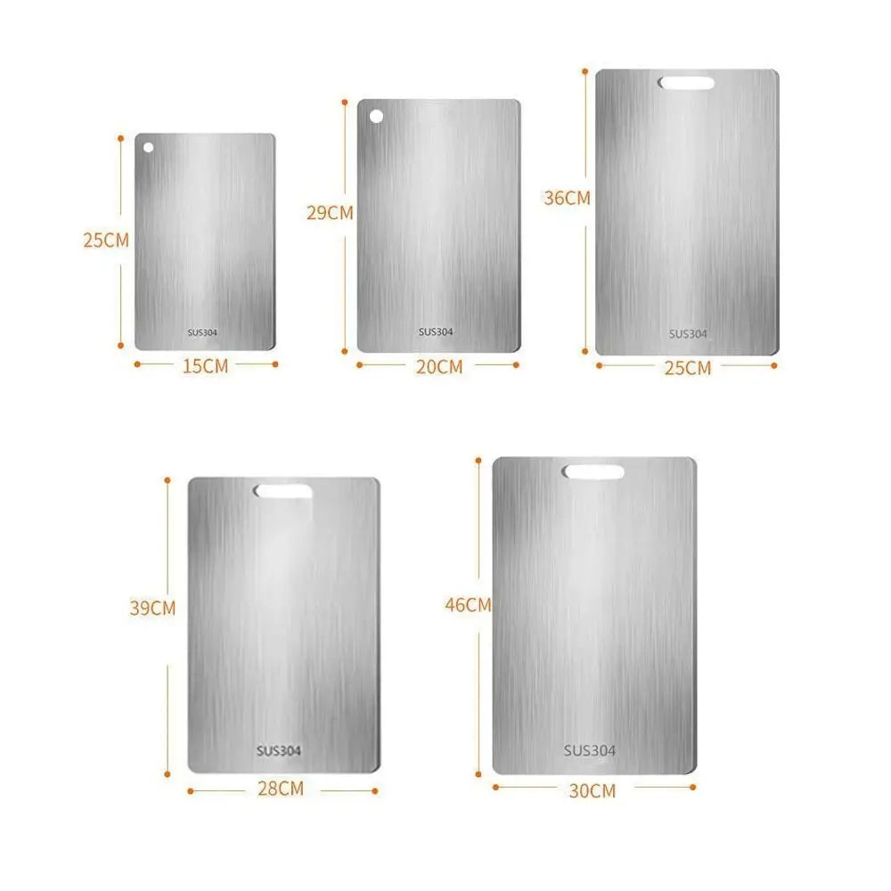 Titanium Kitchen Chopping Board – Grade 316, Double-Sided