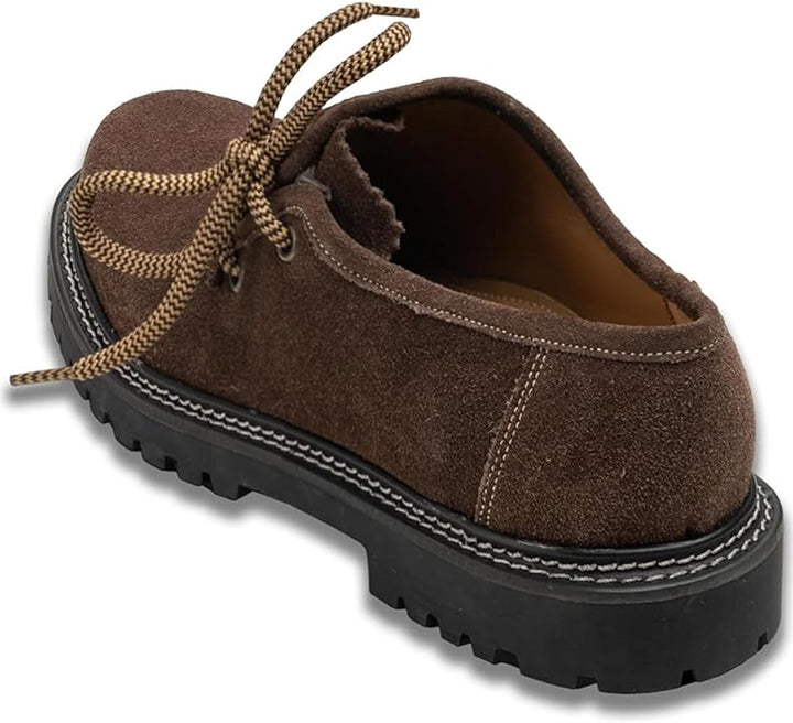 Men's Traditional Bavarian Suede Haferl Shoes – Oktoberfest 2026