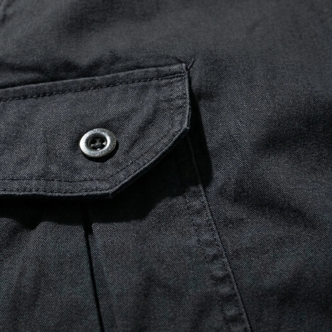 Traxholm - Multi-Pocket Relaxed Fit Cargo Shorts