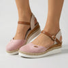 Orthopedic Wedge Sandal With Ankle Strap