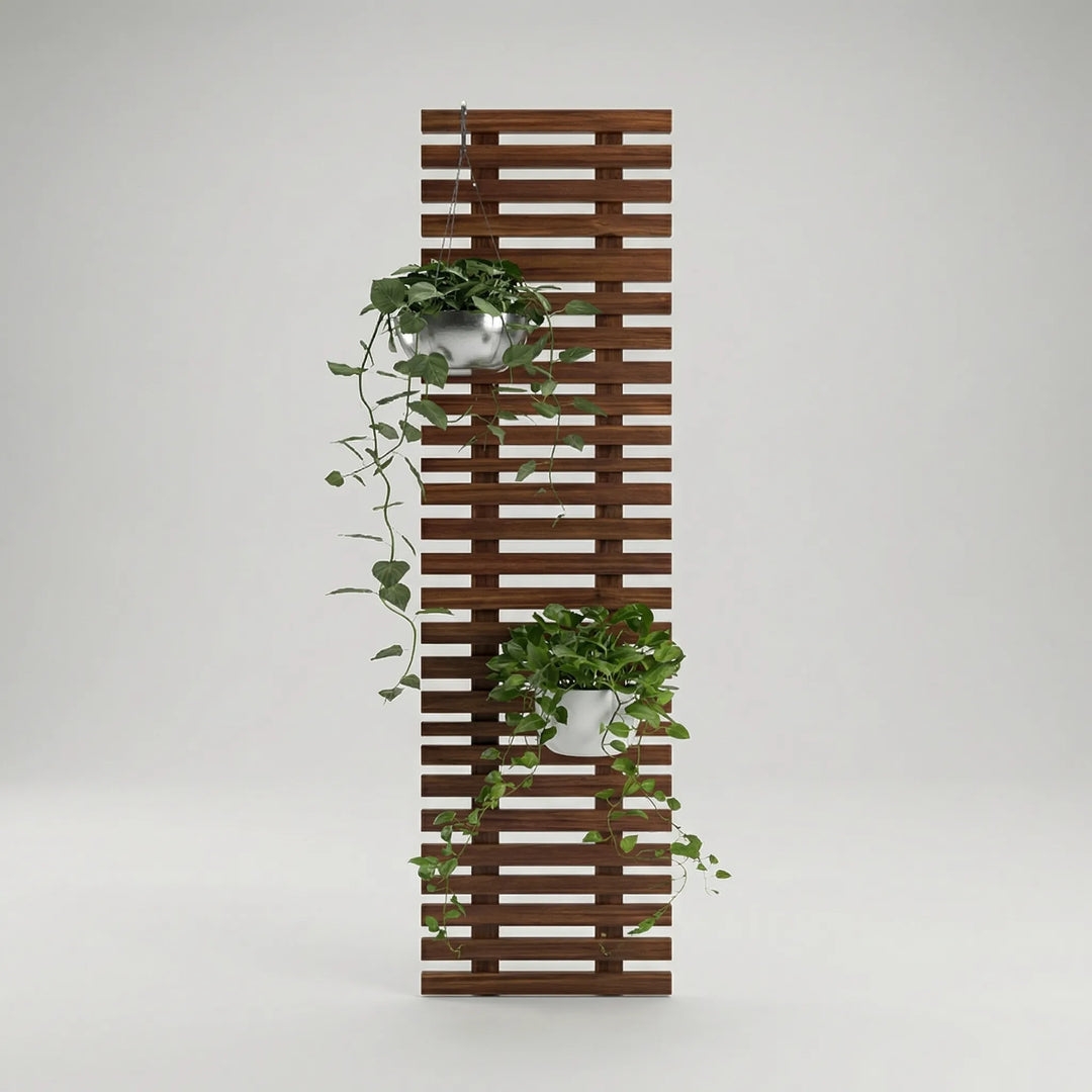 Trellova - Slatted Wall-Mounted Plant Display Panel