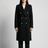 Double-Breasted Mid-Length Women's Coat