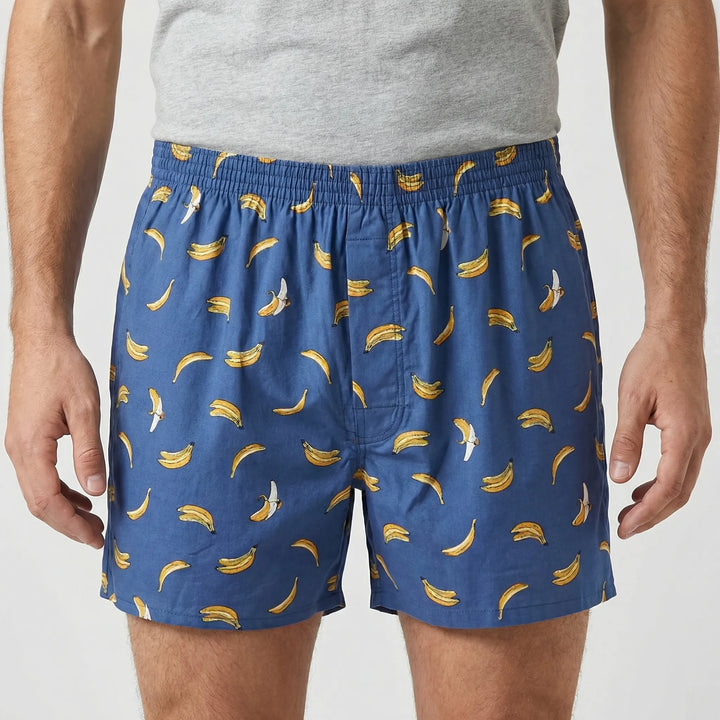 Tropivibe - Tropical Print Loose Boxer Set