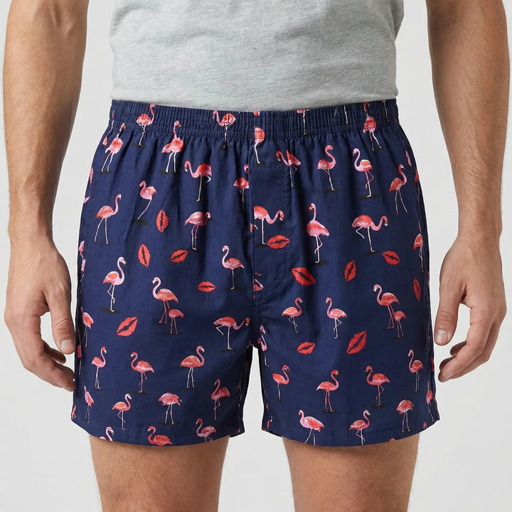 Tropivibe - Tropical Print Loose Boxer Set