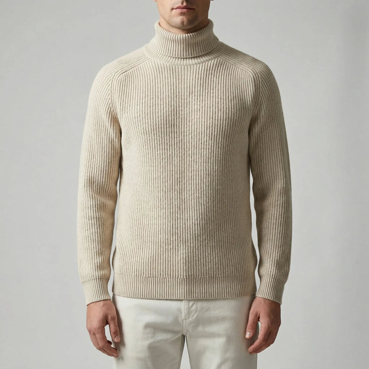Turtwick - Classic Turtleneck Fine Knit Sweater