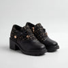 Low Block Heel Ankle Bootie