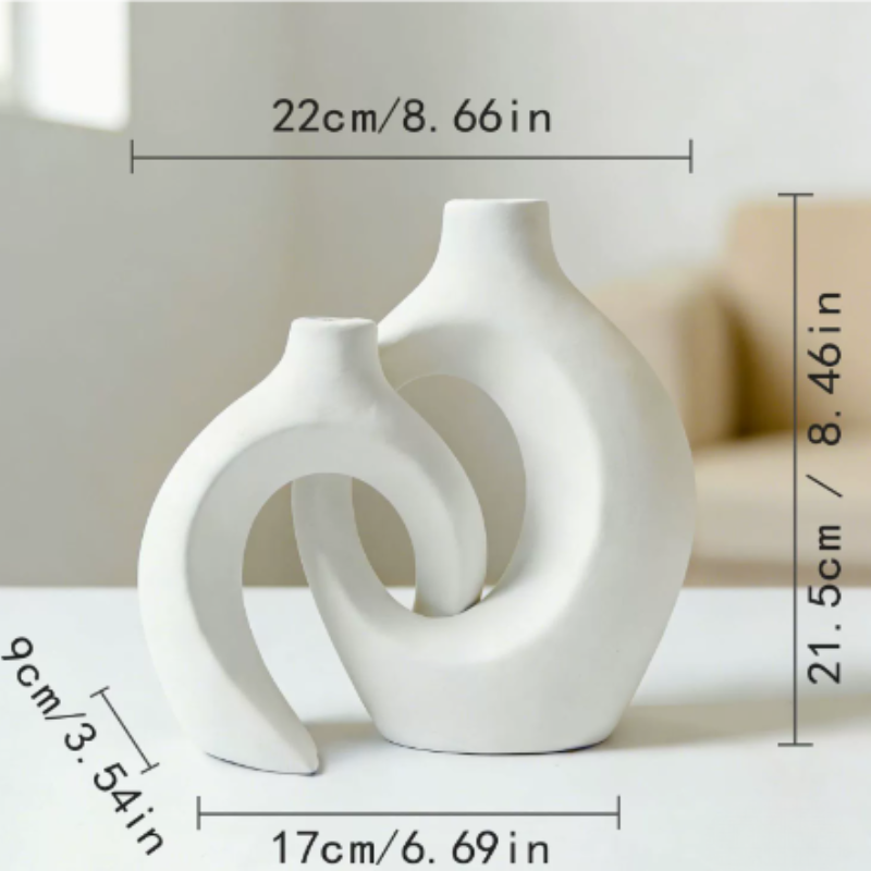 ScandiVase - Minimalist Ceramic Vase Set