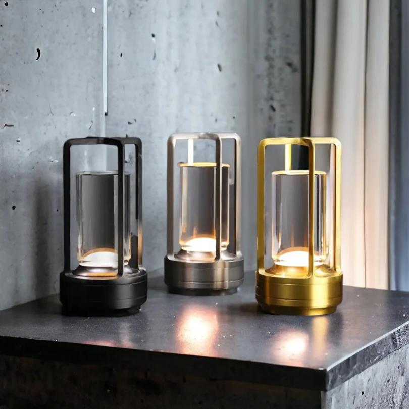 Scandinavian Cordless LED Table Lamp - NordicaGlow