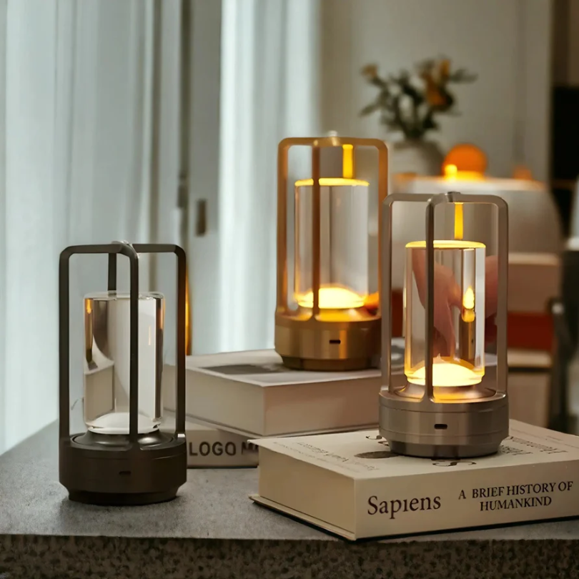 Scandinavian Cordless LED Table Lamp - NordicaGlow