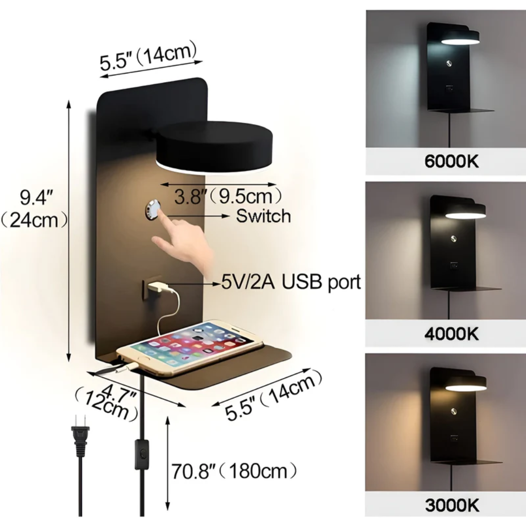 LED Wall Lamp - PowerGlow