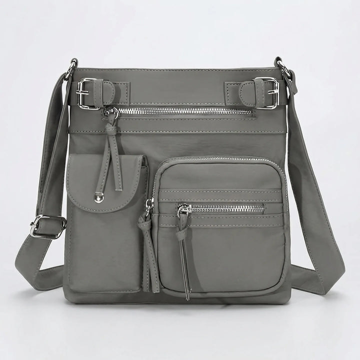 Velbora - Multi-Pocket Crossbody Shoulder Bag