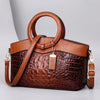 Structured Vintage-Style Handbag