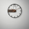 Round Open-Face Modern Wall Clock