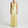 Sleeveless Satin Maxi Evening Gown