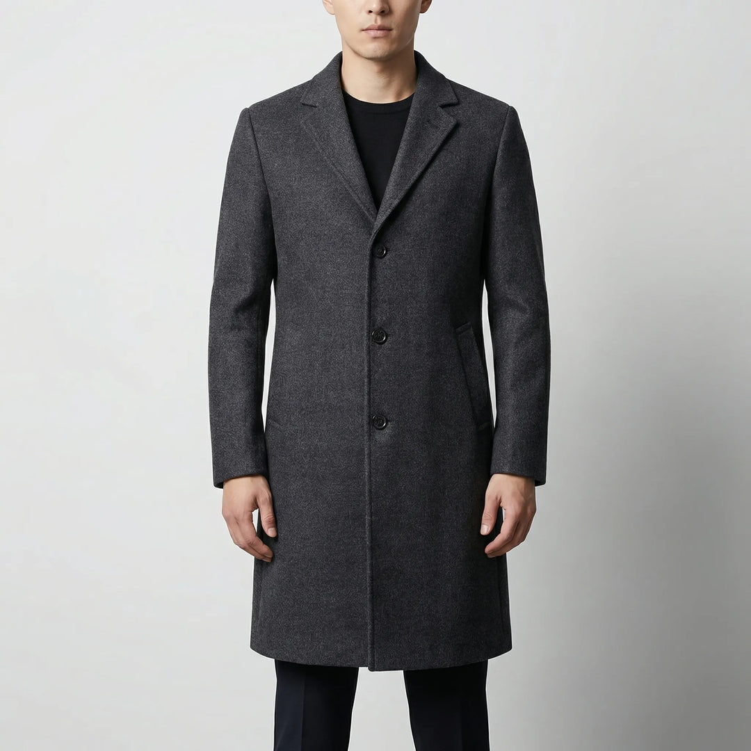 Veltmore - Longline Structured Men's Overcoat