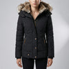 Slim Fit Quilted Hooded Parka