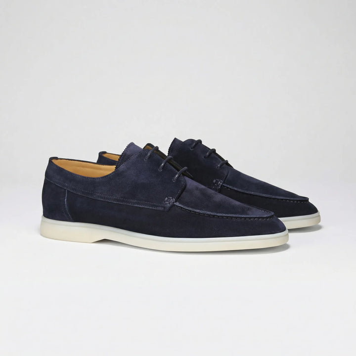 Velvano - Lace-Up Suede Loafer For Men