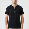Lightweight Henley-Style Short Sleeve Tee