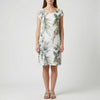 Sleeveless Botanical Print Dress
